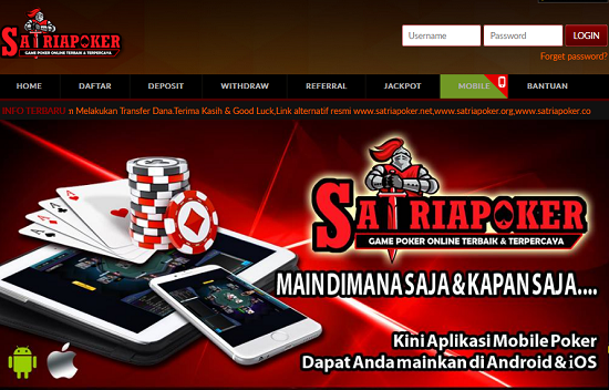SatriaPoker Agen Dewa Poker Online Indonesia
